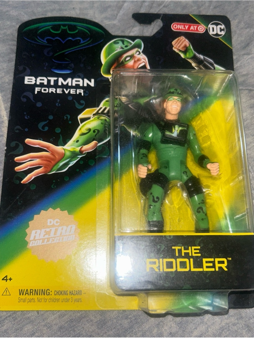 New DC Retro Collection Batman Forever Riddler by Spin Master Exclusive Sealed